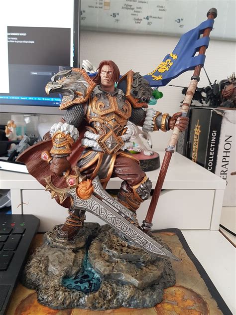 World Of Warcraft Varian Wrynn 3D Model Print File Varian Etsy