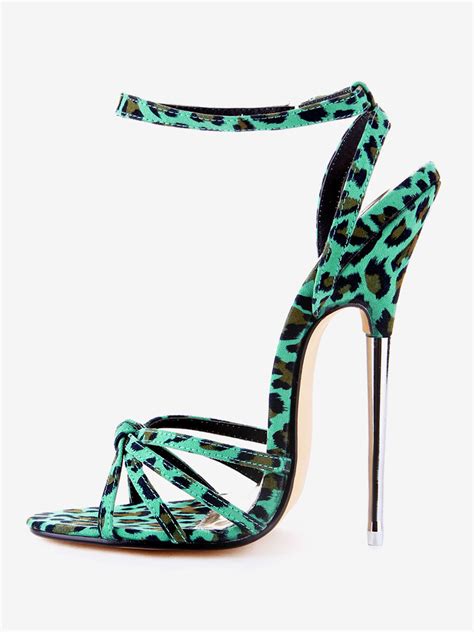 Leopard Print Cloth Sandals - Milanoo.com