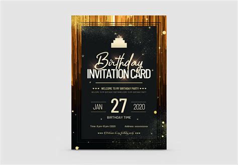 31000+ Birthday Invitation Flyer template download free for graphic ...