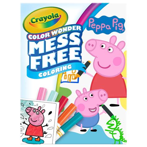 Buy Crayolapeppa Pig Color Wonder Mess Free Coloring Activity Set