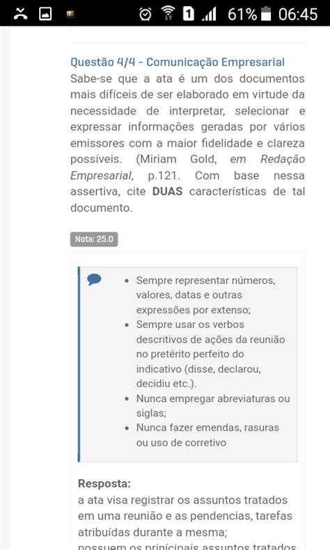 Prova Discursiva De Comunica O Empresarial Comunica O