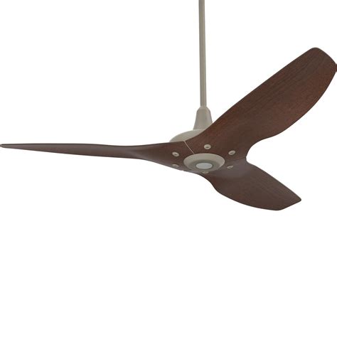 Big Ass Fans Inch Haiku Ceiling Fan Universal Mount W Inch Downrod In Satin Nickel Cocoa