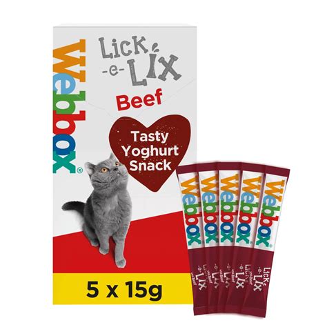 Webbox Lick-E-Licks Cat Treat With Beef | Kings Heath Pet Centre | Your