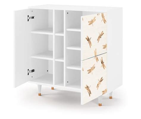 Шкаф STORYZ BS5 Nude Dragonflies White Vivre
