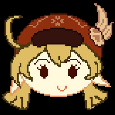 Klee Genshin Pixel Art