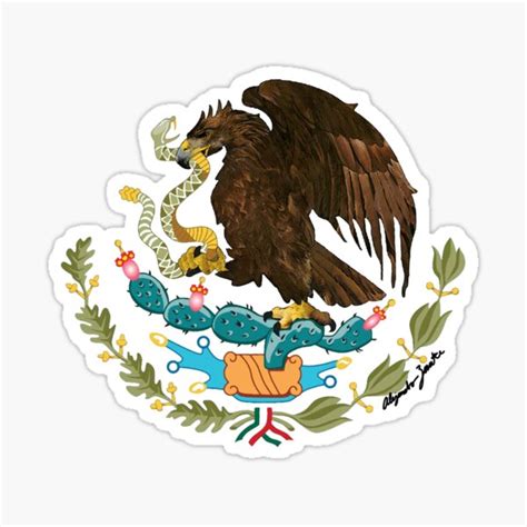 Mexican Eagle Stickers Redbubble