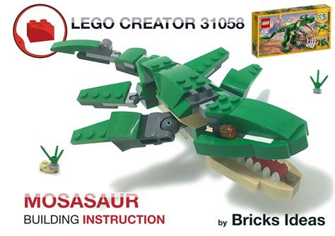 LEGO MOC Mosasaurus Dinosaur MOC - Lego Creator 31058 by Bricks Ideas ...