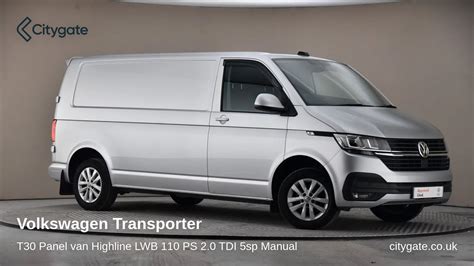 Volkswagen Transporter T30 Panel Van Highline LWB 110 PS 2 0 TDI 5sp