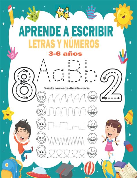 Buy Aprender A Escribir Letras Y NÚmeros 3 6 Años Caligrafía Iniciación A Lectoescritura Niños