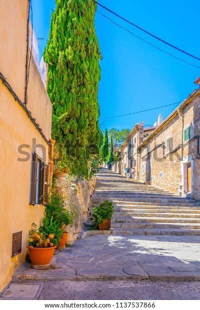 Steps Carrer Del Calvari Stairway Stock Photo Shutterstock