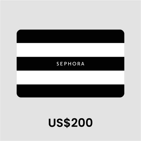 Sephora US$200 Gift Card In United States Sephora | SodaGift