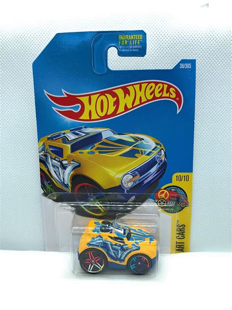 Amazon HOT WHEELS HW ART CARS YELLOW ROCKET BOX Toys Games