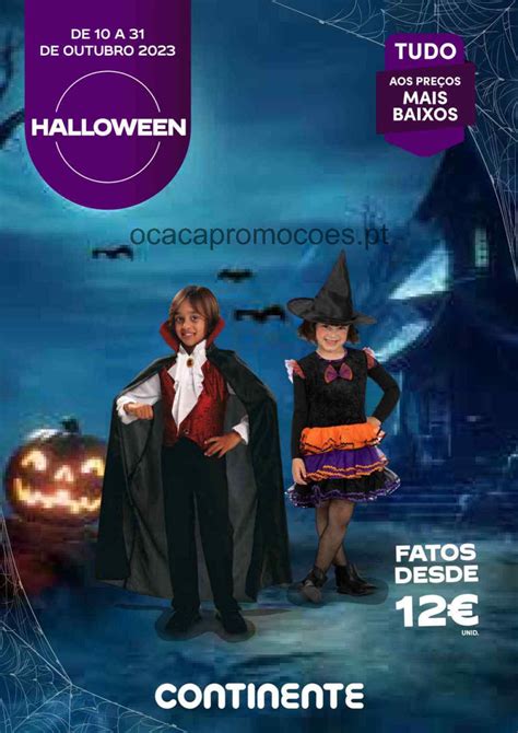 Antevis O Folheto Continente Halloween Promo Es Outubro A