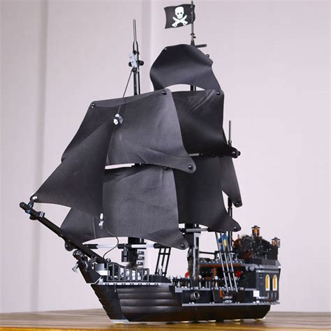 Barco Perla Negra Piratas Del Caribe Compatible Lego Disney