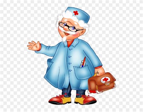 Funny Doctor Cartoon Image 7 - Funny Doctor Clip Art - Free Transparent PNG Clipart Images Download