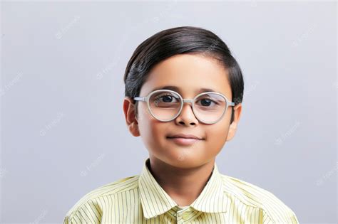 Premium Photo Indian School Boy In Uniform And Giving Expression