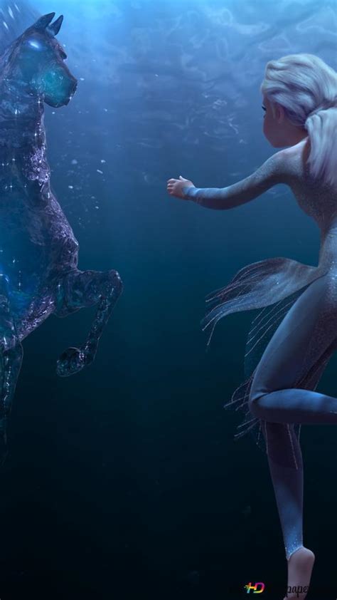 Frozen 2 Elsa Water Horse 4k Wallpaper Download