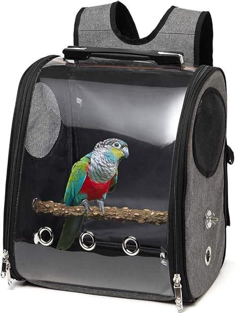 Amazon Bird Parrot Backpack Carrier Travel Bag With Perch Stand