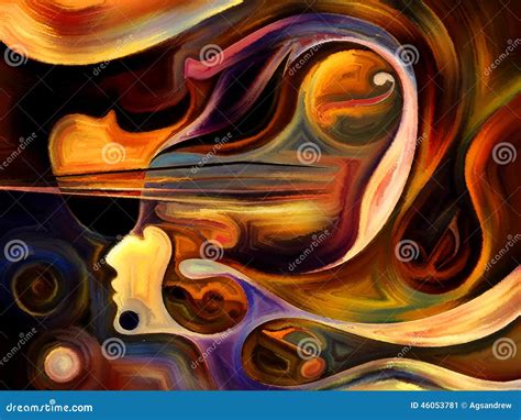 Inner Life Of Music Stock Illustration Illustration Of Palette 46053781