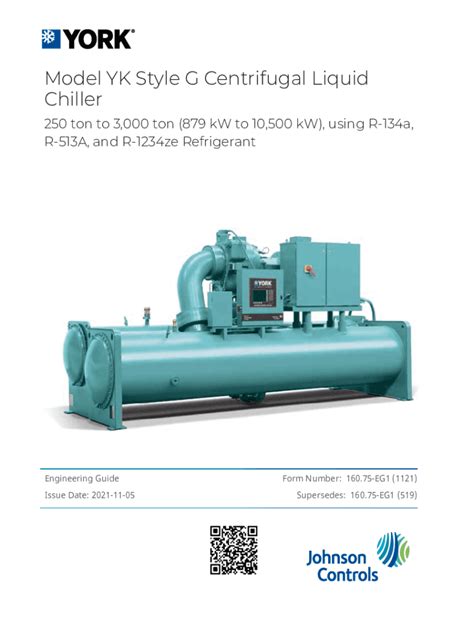 Fillable Online Yk Style G Centrifugal Liquid Chiller Engineering Guide