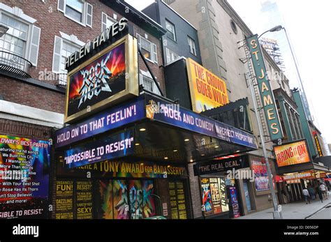 Helen Hayes theater, Broadway, New York City, USA Stock Photo - Alamy