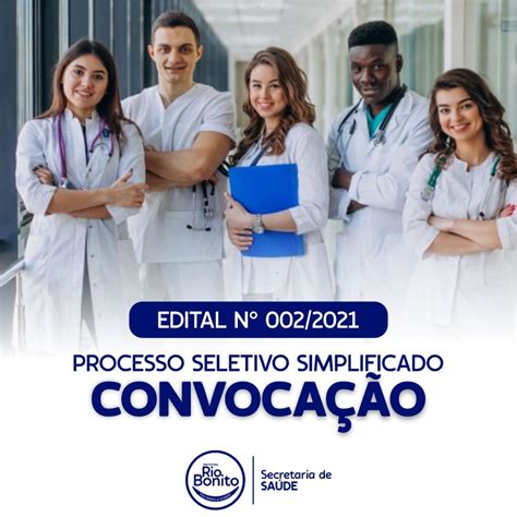 ConvocaÇÃo Do Processo Seletivo Simplificado N° 0022021 SaÚde