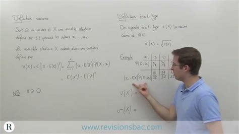 [ré] Variance Et écart Type Dune Variable Aléatoire