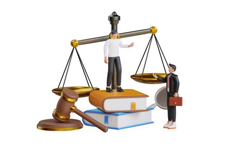 Legal Law Justice Service 3d Illustration Law Assistance Law Firm And Legal Services Concept