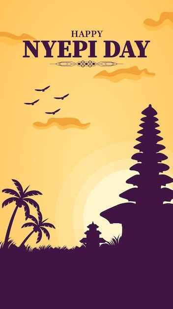 Premium Vector Happy Nyepi Day