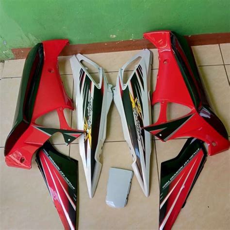 Promo Body Belakang Plus Sayap Supra X 125 Lama Merah Putih Diskon 23