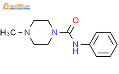 4 甲基 N 苯基哌嗪 1 噁唑甲酰胺 4 methyl N phenylpiperazine 1 carboxamide 65766 72