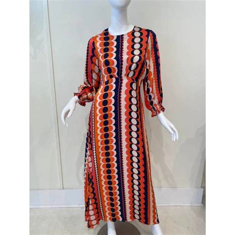 Vilagallo Dresses New Vilagallo Kara Dress In Retro Print Poshmark