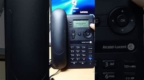 Alcatel Lucent G Deskphone Noe Mode Incoming Call Youtube