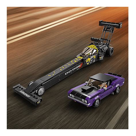 Lego Speed Champions Mopar Dodge SRT Top Fuel Dragster Ve 1970 Dodge