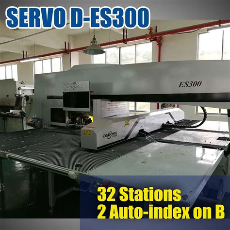 Dadong D Es300 Servo Motor Cnc Turret Punch Machine Price China