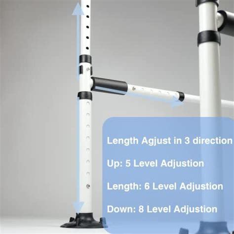 Landtale Bed Assist Rails Adjustable Safety Bed Handle With Leg Fall Ebay