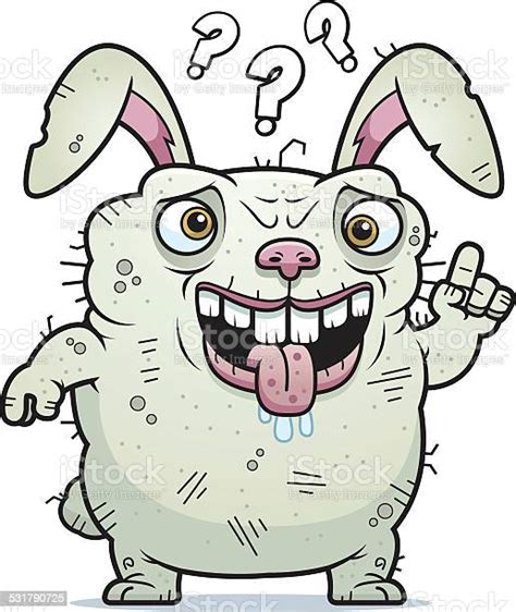 Confused Ugly Bunny Stock Illustration Download Image Now 2015