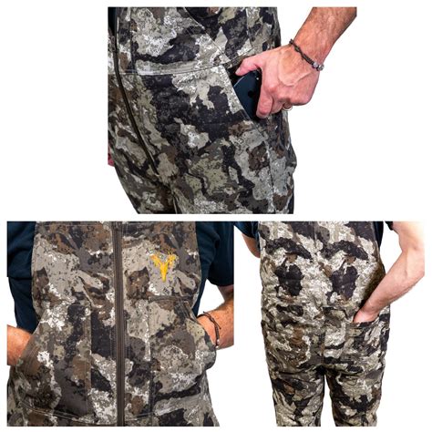 Snapklik.com : HOT SHOT Mens Insulated Veil-Cervidae Camo Bib