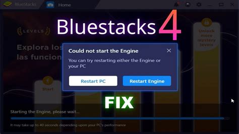 Could Not Start The Engine Bluestacks Fix Windows Youtube