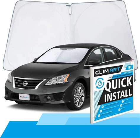 Amazon Clim Art Windshield Sun Shade For Nissan Sentra