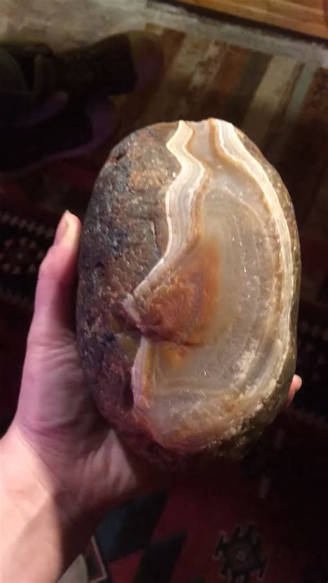 Biggest Agate Ive Ever Held Found By A Friend In Northern Mn R