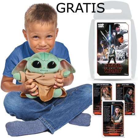 Star Wars Mandalorian Zestaw Maskotka Baby Yoda Gratis Gra Karciana