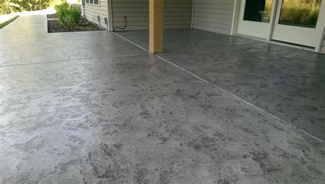 Patio Staining Acid Stain Concrete