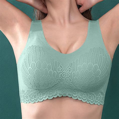 LEEy World Lingerie For Women Naughty Women S Minimizer Plus Size Bra Full Coverage Unlined Soft