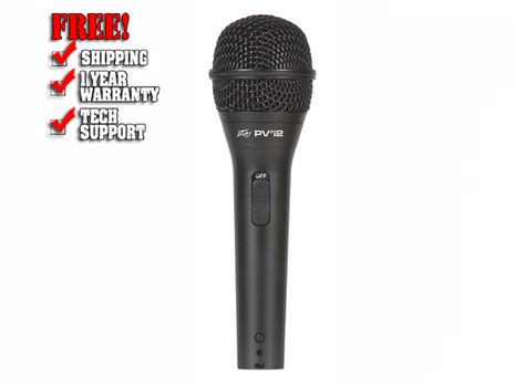 Peavey Pvi Cardioid Unidirectional Dynamic Vocal Microphone With Xlr