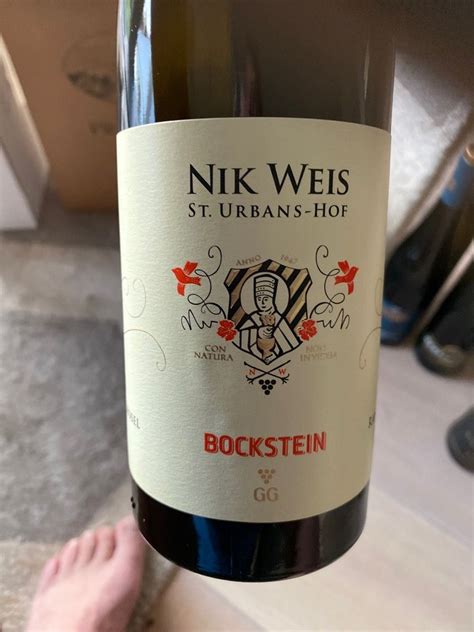 Nik Weis St Urbans Hof Ockfener Bockstein Riesling Auslese