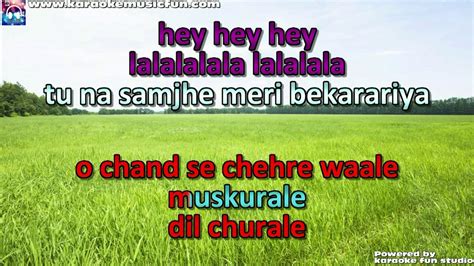 Dil Chura Le O Chand Se Chehre Waale Semi Vocal Female Video Lyrics