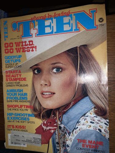 Young N Loving Teen Magazine 70s Cover Girl January 1977 Ebay