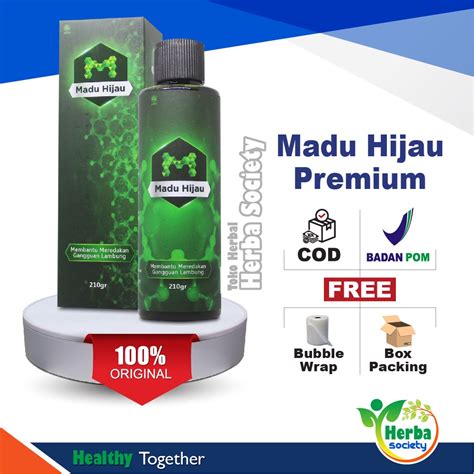 Jual Madu Hijau M Herbal Asam Lambung Maag 100 Asli Original BPOM