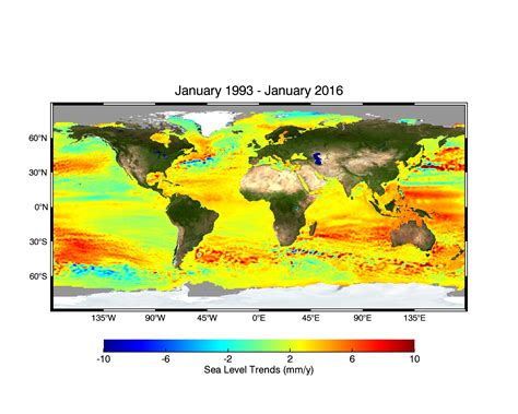 Mean Sea Level Map